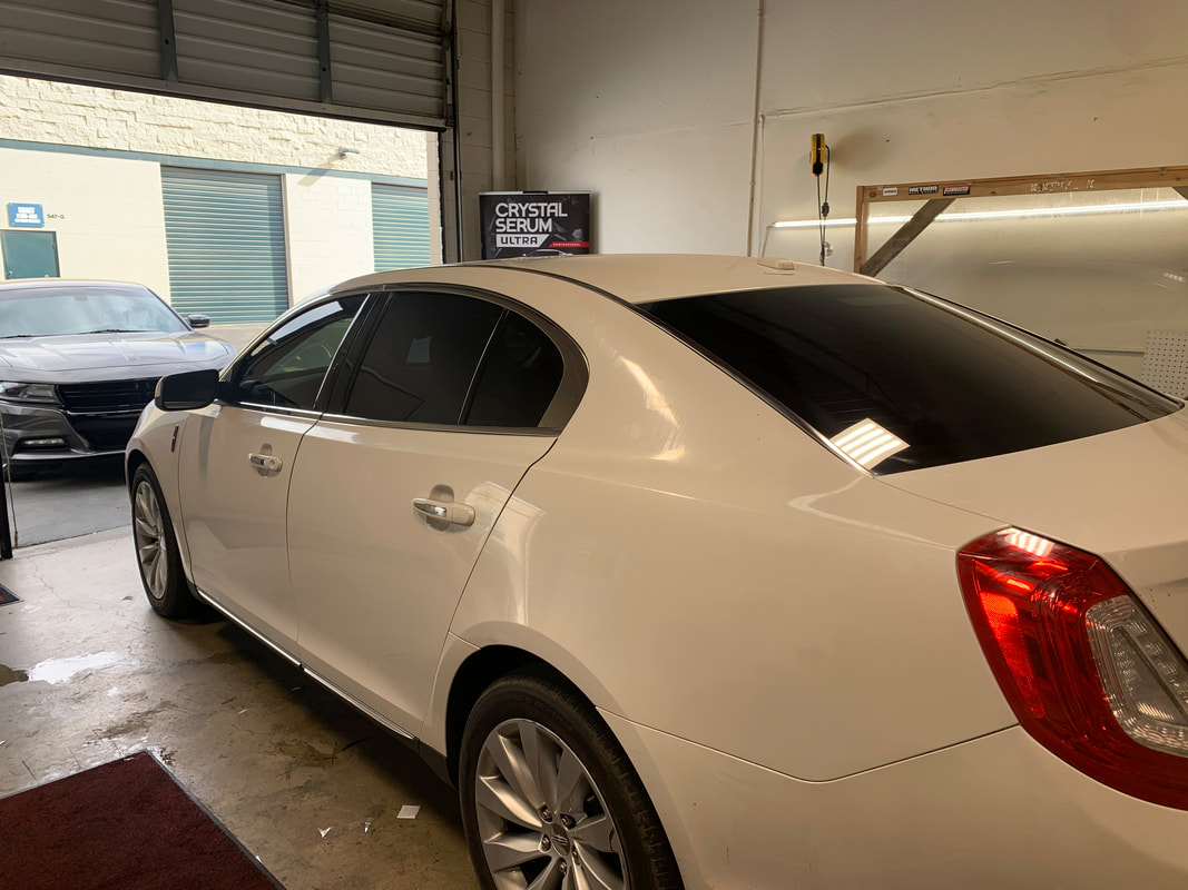 2013 Lincoln MKS with ceramic window tint in Santa Maria, CA