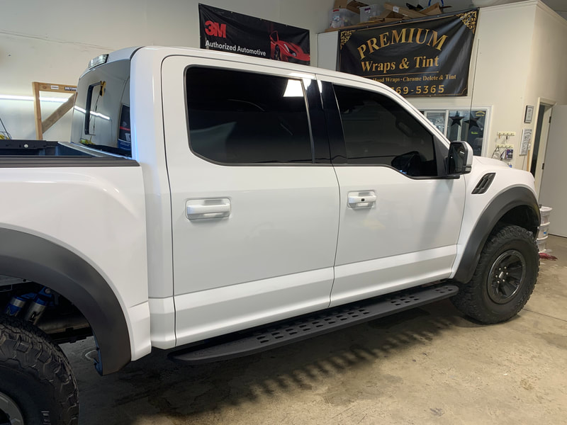 2017 Ford Raptor with 20% 3M Ceramic IR window tint in Santa Maria, CA