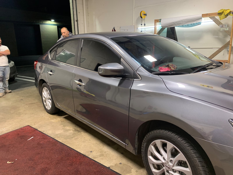2018 Nissan Sentra with 5% 3M Color Stable window tint all around in Santa Maria, CA