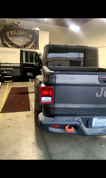 2020 Jeep Gladiator with 35% 3M Ceramic IR window tint in Santa Maria, CA