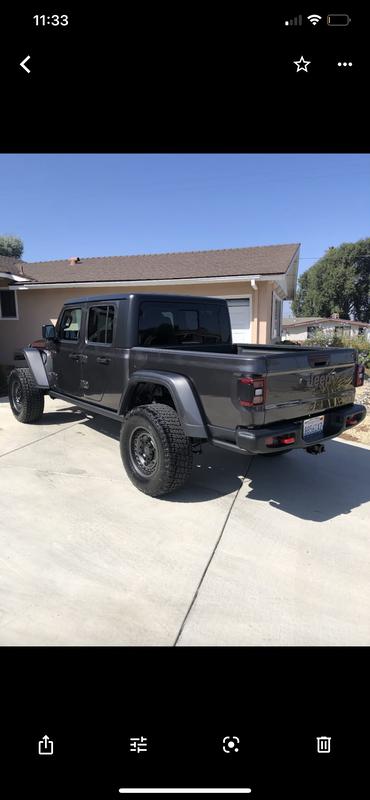 2020 Jeep Gladiator with 35% 3M Ceramic IR window tint in Santa Maria, CA