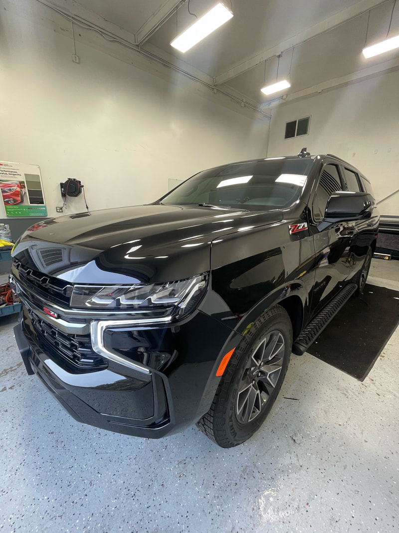 2022 Chevrolet Tahoe with ceramic window tint in Santa Maria, CA