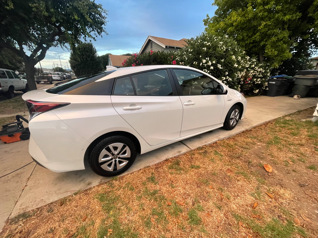 Toyota Prius with ceramic paint coating in Santa Maria, CA