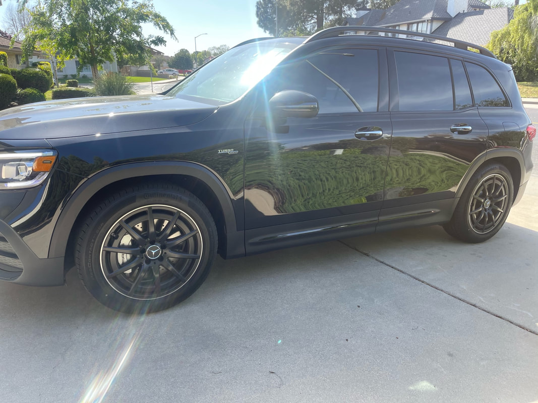 Mercedes-AMG with premium ceramic window tint in Santa Maria, CA